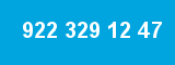 922 329 12 47 922 329 12 47